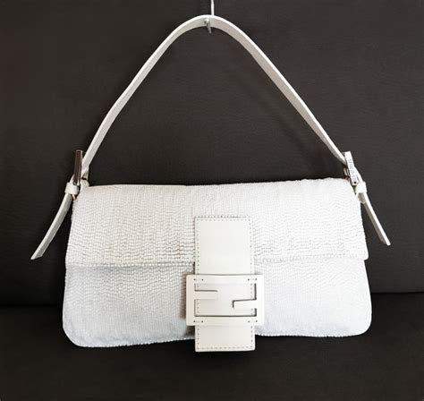 baguette fendi con perline|fendi baguette silver.